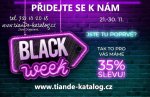 BLACK WEEK tianDe, okamžitá sleva 35 procent, 35 procent na celou objednávku