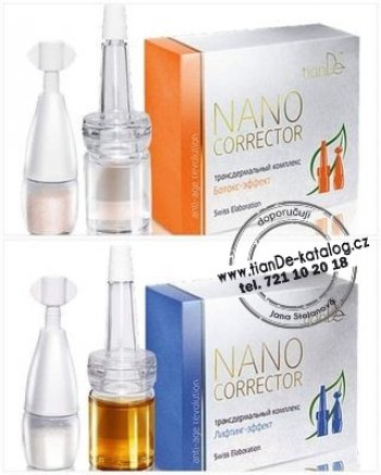 NANO CORRECTOR Transdermální Liftingový efekt, NANO CORRECTOR Botox efekt, TianDe, nano technologie