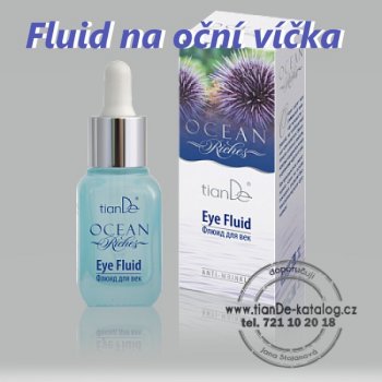 Fluid na oční víčka TianDe, výtažek z mořského ježka